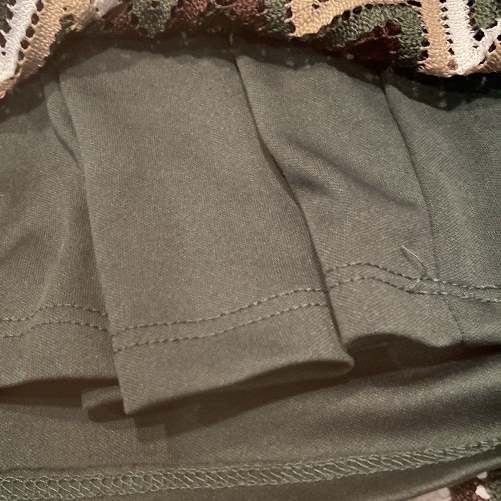 Taverna Multicolored Chevron Lace Tunic - Picture 5 of 7